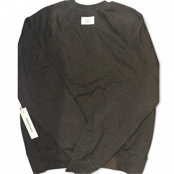 Brand New Fear of God Essentials Men’s Olive Green Oversize Sweatshirt Size M